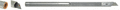 Трубчатый нож PipeKnife XL, для вырезания стекла изнутри, общая длина 18", длина держателя лезвия 8-1/2"